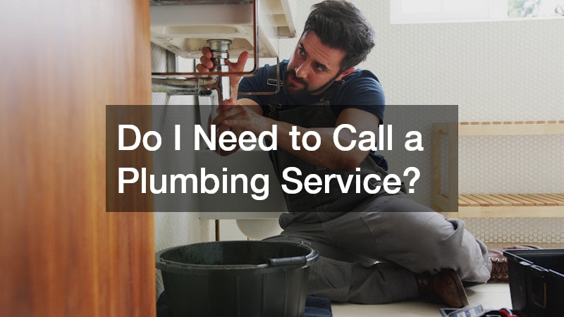 Do I Need to Call a Plumbing Service?