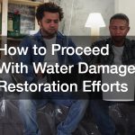 How to Proceed With Water Damage Restoration Efforts