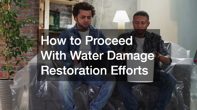 How to Proceed With Water Damage Restoration Efforts